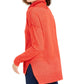 Bar III Women's Becca Tilley x Turtleneck High-Low Sweater Red Size Large