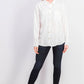 Charter Club Women's Woven Solid Tencel Shirt White Size Large