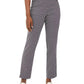 JM Collection Women's Jacquard Pull On Pants Blue Size Large