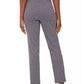 JM Collection Women's Jacquard Pull On Pants Blue Size Large