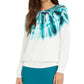 International Concepts Women's Cotton Tie-Dye Sweater Green Size Extra Large