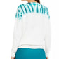 International Concepts Women's Cotton Tie-Dye Sweater Green Size Extra Large