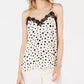 Bar III Women's Polka Dot Camisole Top White Size Large