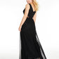 BCX Junior's Glitter Lace & Mesh Gown Black Size 13