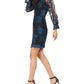 Taylor Women's Embroidered-Floral Dress Black Size 10