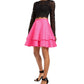 City Studios Junior's 2 Pc Lace Top & Satin Skirt Dress Pink Size 5