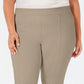 Style & Co Women's Plus Size Seamed Ponte Leggings Brown Size 24