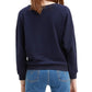 Levi's Women's Natalie Crewneck Sweatshirt Navy Size Large