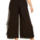 Adrianna Papell Women's Plus Chiffon Dress Pants Black Size 22