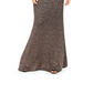 Calvin Klein Women's Metallic Blouson Gown Charcoal Size 6