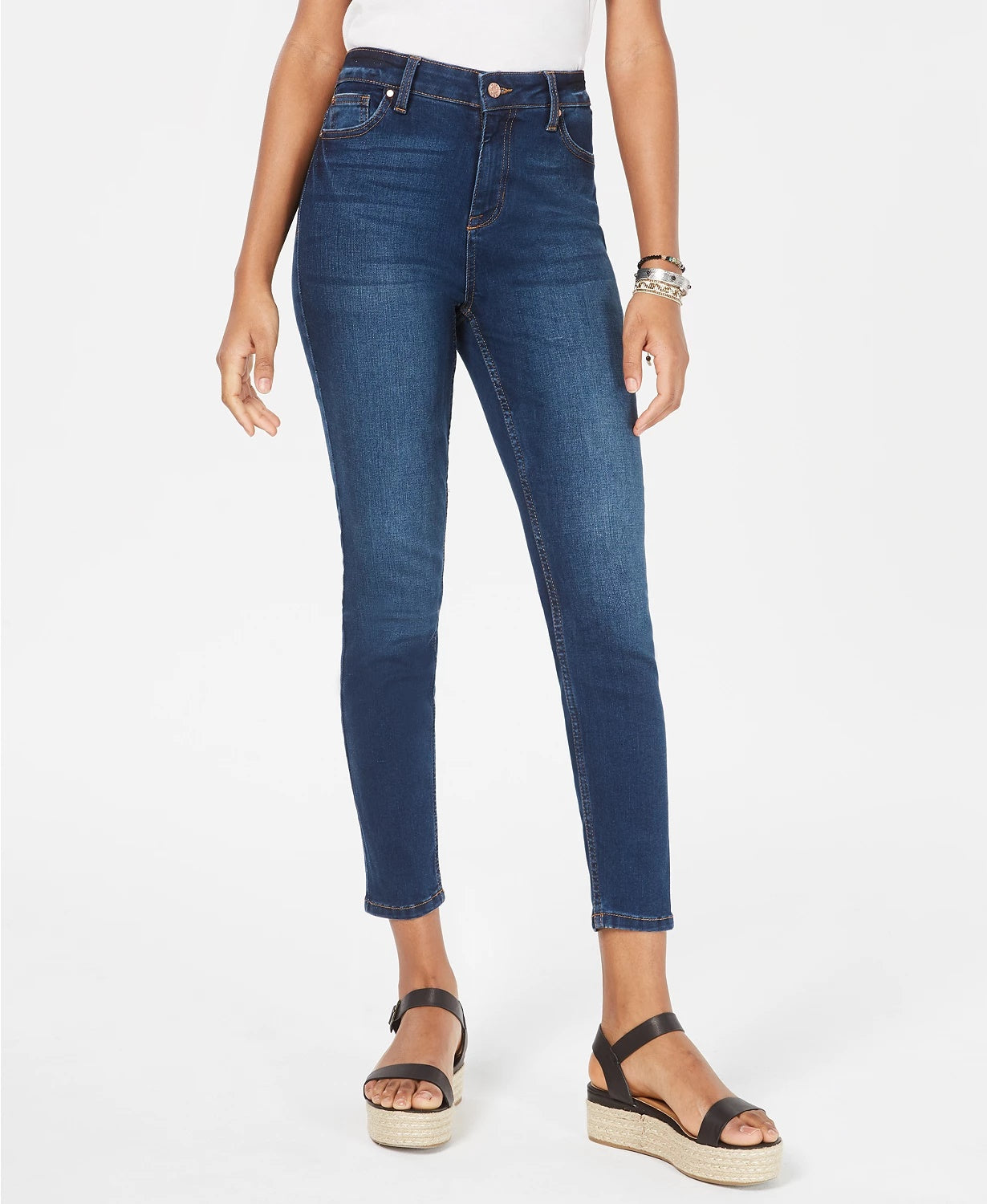 Celebrity Pink Juniors' High-Rise Skinny Jeans Bright Blue Size 5
