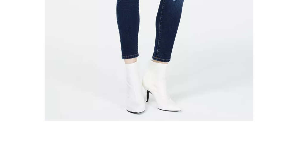 Celebrity Pink Juniors' Ripped Cropped Skinny Jeans Navy Size 7