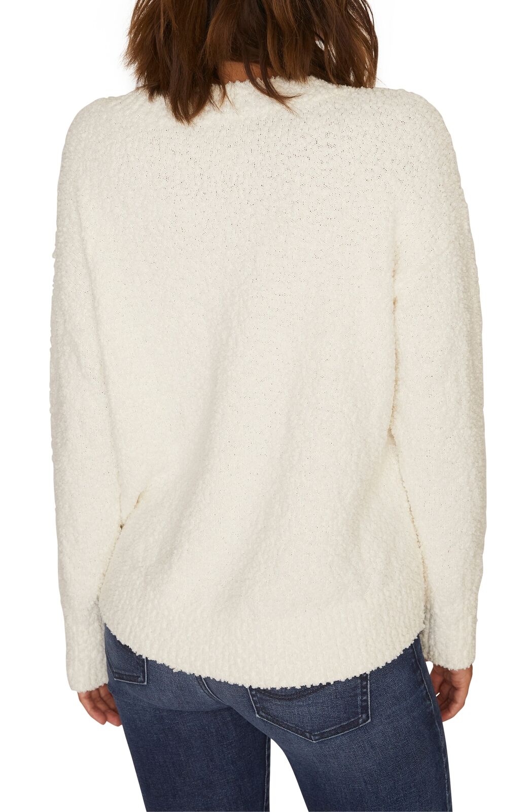 Sanctuary Women's Teddy Sweater White Size X-Large