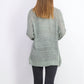 Hippie Rose Juniors' Textured Dolman-Sleeve Cardigan Med Green Size Small