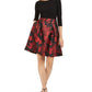 Jessica Howard Women's Pleated-Skirt Fit & Flare Dress Charcoal Size 18