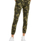 Almost Famous Junior's Camo Print Jogger Pants Green Size X-Small