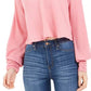 Love Fire By Topson Junior's Lace Trim Thermal Top Pink Size X-Small
