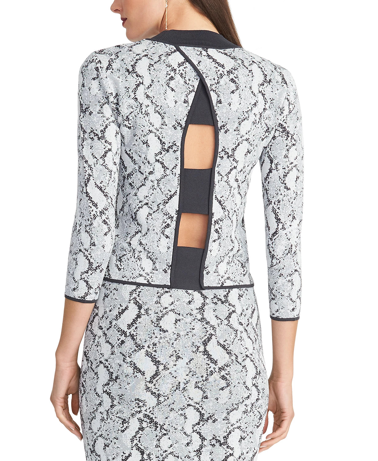 Rachel Rachel Roy Women's Lindey Sweater Top Grey Size XX-Large