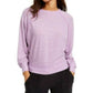 Crave Fame Juniors' Dolman-Sleeved Sweatshirt Purple Size Medium