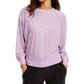 Crave Fame Juniors' Dolman-Sleeved Sweatshirt Purple Size Small