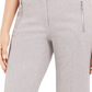 Calvin Klein Women's Zipper Pocket Cropped Twill Pants Grey Size 6