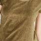 Crave Fame Juniors' Corduroy Top Green Size Medium