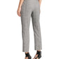 DKNY Women's Petite Belted Essex Ankle Plaid Pant Gray Size 0.6