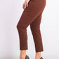 Alfani Women's Petite Hollywood-Waist Skinny Ankle Pants Dark Brown Size 6 P