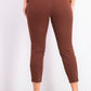Alfani Women's Petite Hollywood-Waist Skinny Ankle Pants Dark Brown Size 6 P
