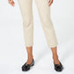 Charter Club Women's Newport Tummy-Control Slim-Fit Pants Beige Size 8