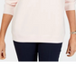 Karen Scott Women's Sport Long-Sleeve Crewneck Sweatshirt Pink Size XX Large