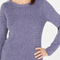 Karen Scott Women's Boat-Neck Cotton Sweater Blue Size XX-Large