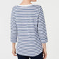 Karen Scott Women's Sport Zoe Sweatshirt Blue Size Large