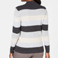 Karen Scott Women's Ribbed Mock-Neck Cotton Sweater Bright Blue Size X-Large