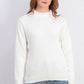 Karen Scott Women's Cotton Ribbed Turtleneck Top White Size Extra Large