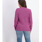 Karen Scott Women's Cotton V Neck Sweater Pink Size Medium