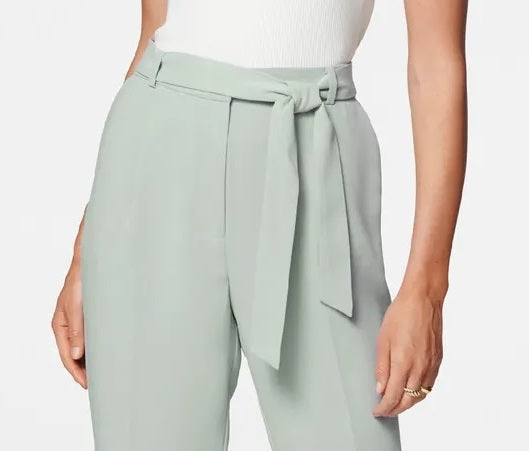 Style & Co Women's Tie-Waist Tapered Pants Dark Green Size 16