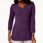 Karen Scott Women's V-Neck Sweater Med Purple Size Extra Large