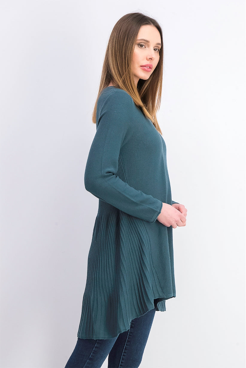 Style & Co Women's High-Low Tunic Sweater Med Green Size Medium