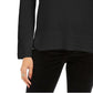 Style & Co Women's Boxy Knit Pullover Sweater Black Size X-Small