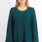 Style & Co Women's Boxy Knit Pullover Sweater Green Size X-Large