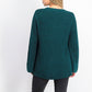 Style & Co Women's Boxy Knit Pullover Sweater Green Size X-Large