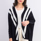 Alfani Women's Petite Striped Open-Front Cardigan Black Size Petite