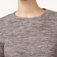 Karen Scott Women's Sport Space-Dye Microfleece Top Charcoal Size X-Large