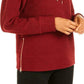 Ideology Women's Zip-Hem Hoodie Medium Red Size X-Small
