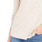 Style & Co Women's Speckled Shimmer Top Beige Size Medium