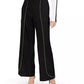 INC International Concepts Women's Crepe Studded Wide Leg Pants Black Size X-Large