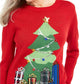 Karen Scott Women's Midnight Presents Sweater Red Size Petite Medium