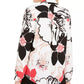 Alfani Women's Petite Printed Piped Surplice Top White Size Medium