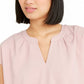 Alfani Women's Cap Sleeve Tunic Pink Size Small